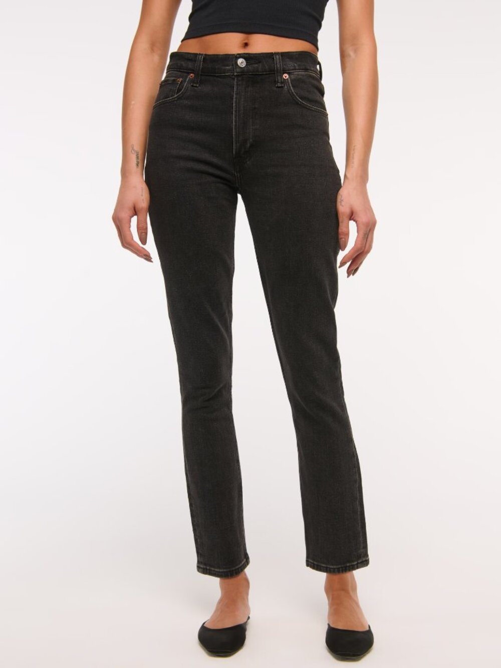 Abercrombie & Fitch Women's Skinny Jeans - Black Wash